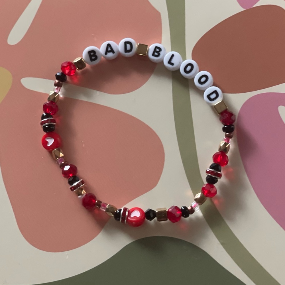 “Bad Blood” Friendship Bracelet, Taylor Swift “Eras Tour” Inspired. “1989” Album